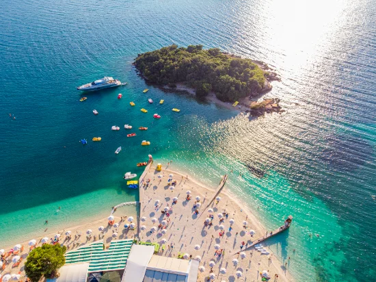 Spiagge e mare di Ksamil in Albania