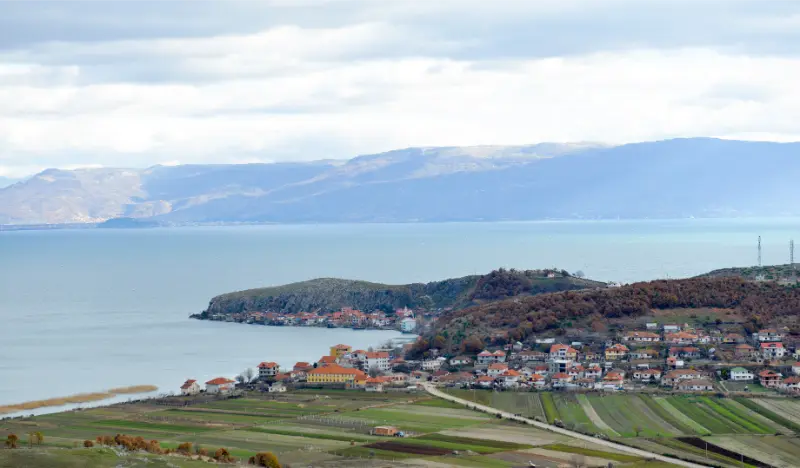 Villaggio di Lin sul Lago di Ohrid